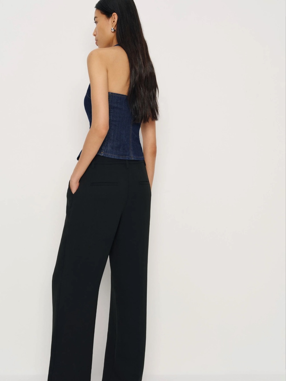 Reformation Kessie Denim Top - Picture 4 of 6